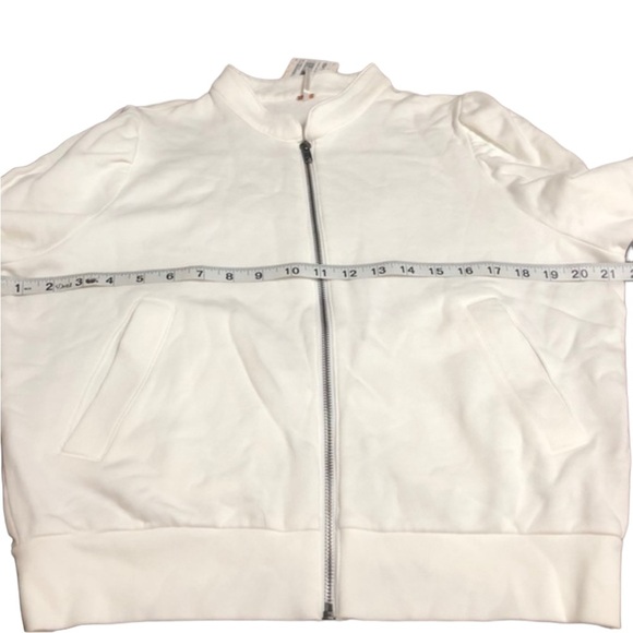 Free People Just For You Shirred White Jacket 🔥🔥HOST PICK🔥🔥 NWT - Picture 7 of 9